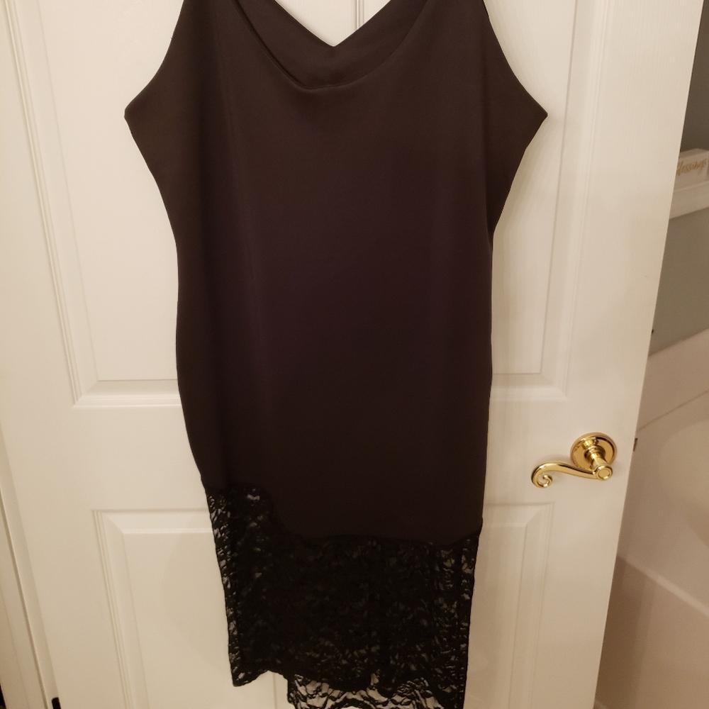 Satin woman dress